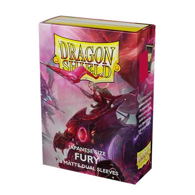 Dragon Shield - Card Sleeves: Fury Dual Matte, Japanese Size (60 Sleeves)