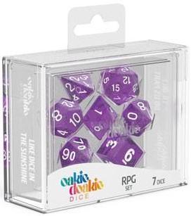 Oakie Doakie Dice - RPG Set Speckled Purple (7)