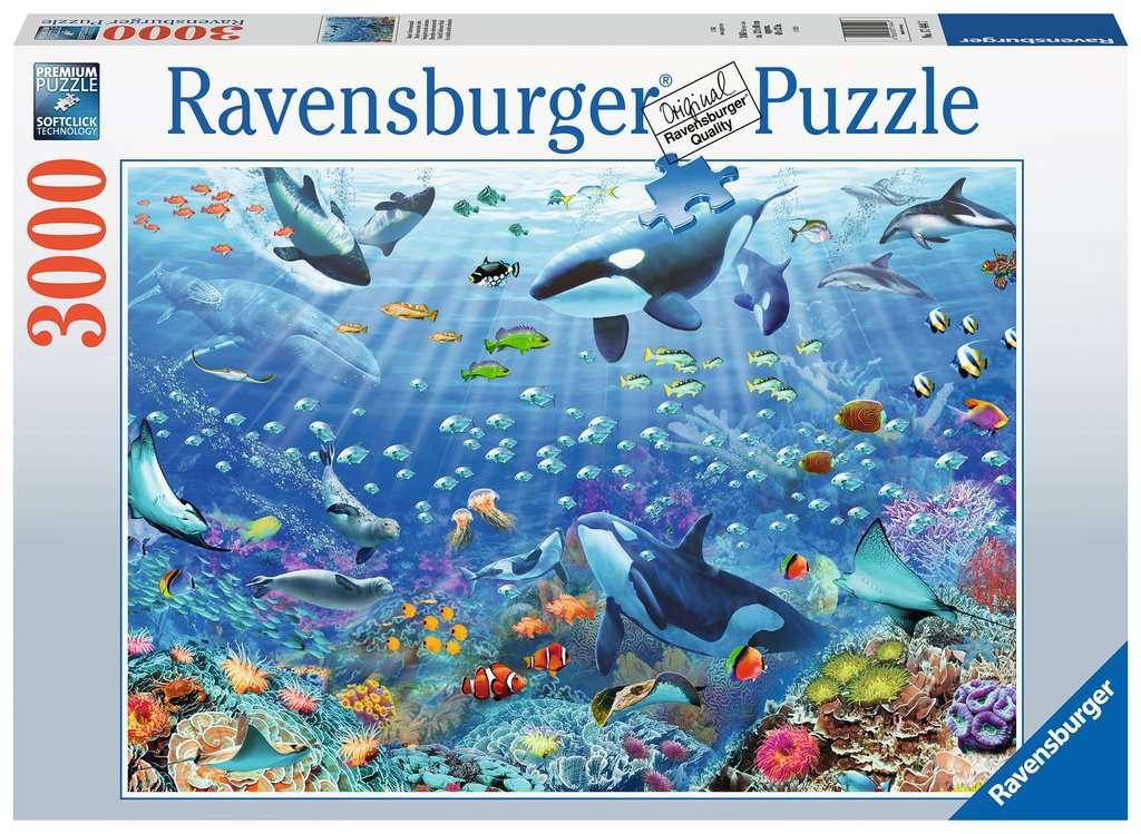 Ravensburger Puzzle - Bunter Unterwasserspaß - 3000 Teile