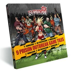 Zombicide - 9 Prison Outbreak Game Tiles