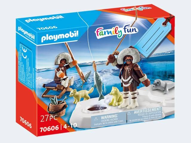 Playmobil Family Fun Geschenkset 70606 - Eisangler