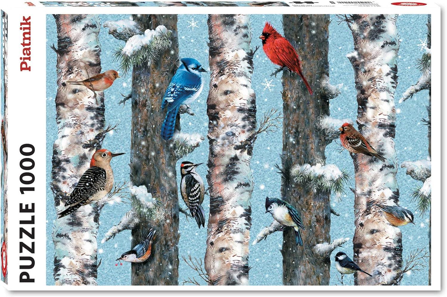 Puzzle 1000 Teile - Wintervögel