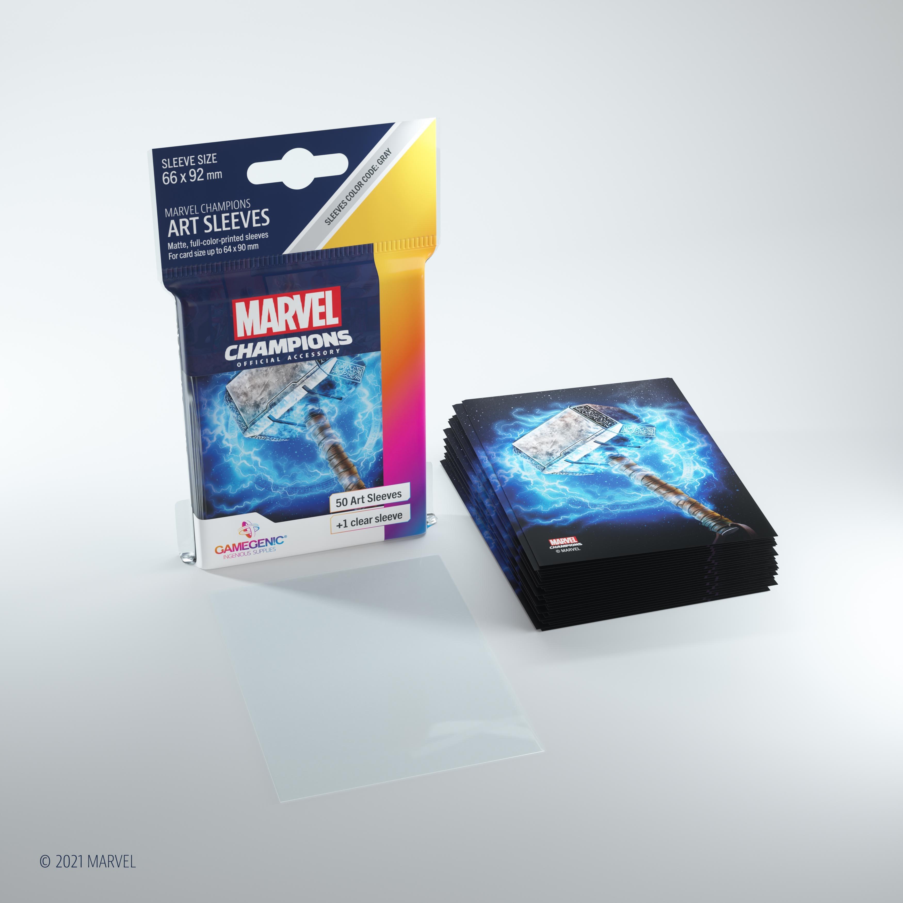 Marvel Champions Art Sleeves - Thor (50+1 Sleeves)