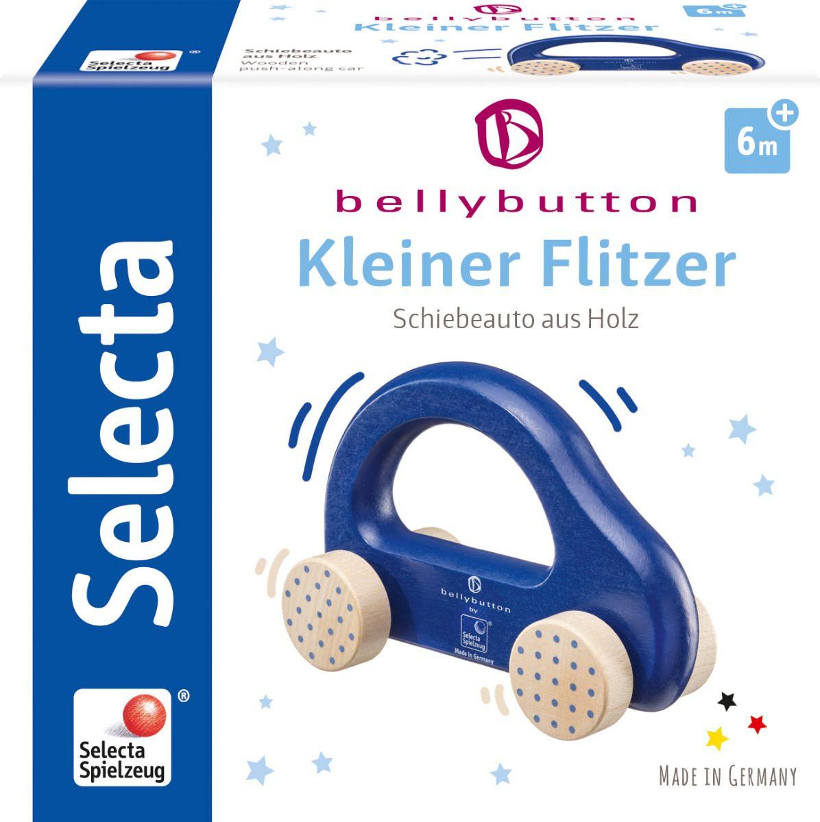 Selecta - Schiebeauto "Kleiner Flitzer" (blau)