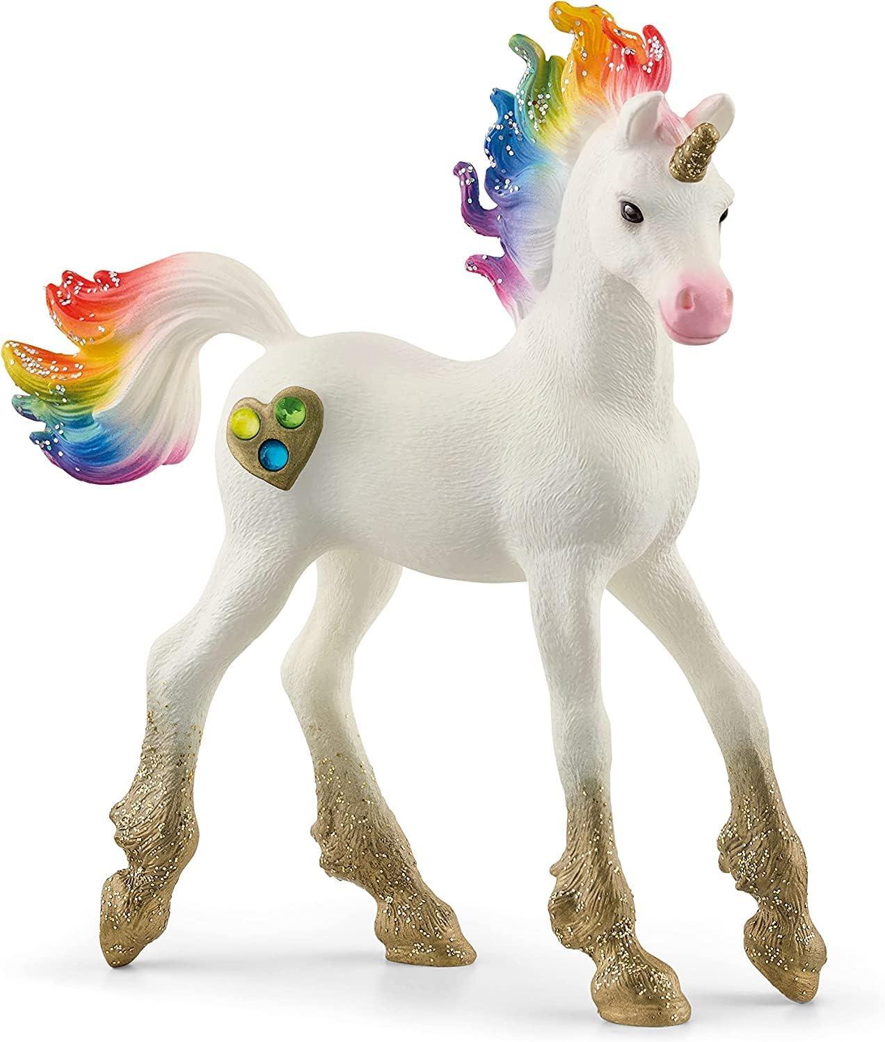 Schleich 70727 Regenbogeneinhorn, Fohlen