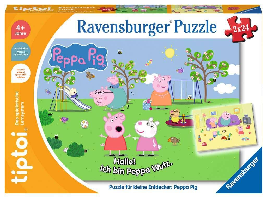 tiptoi® Puzzle für kleine Entdecker: Peppa Pig (2x24 Teile)