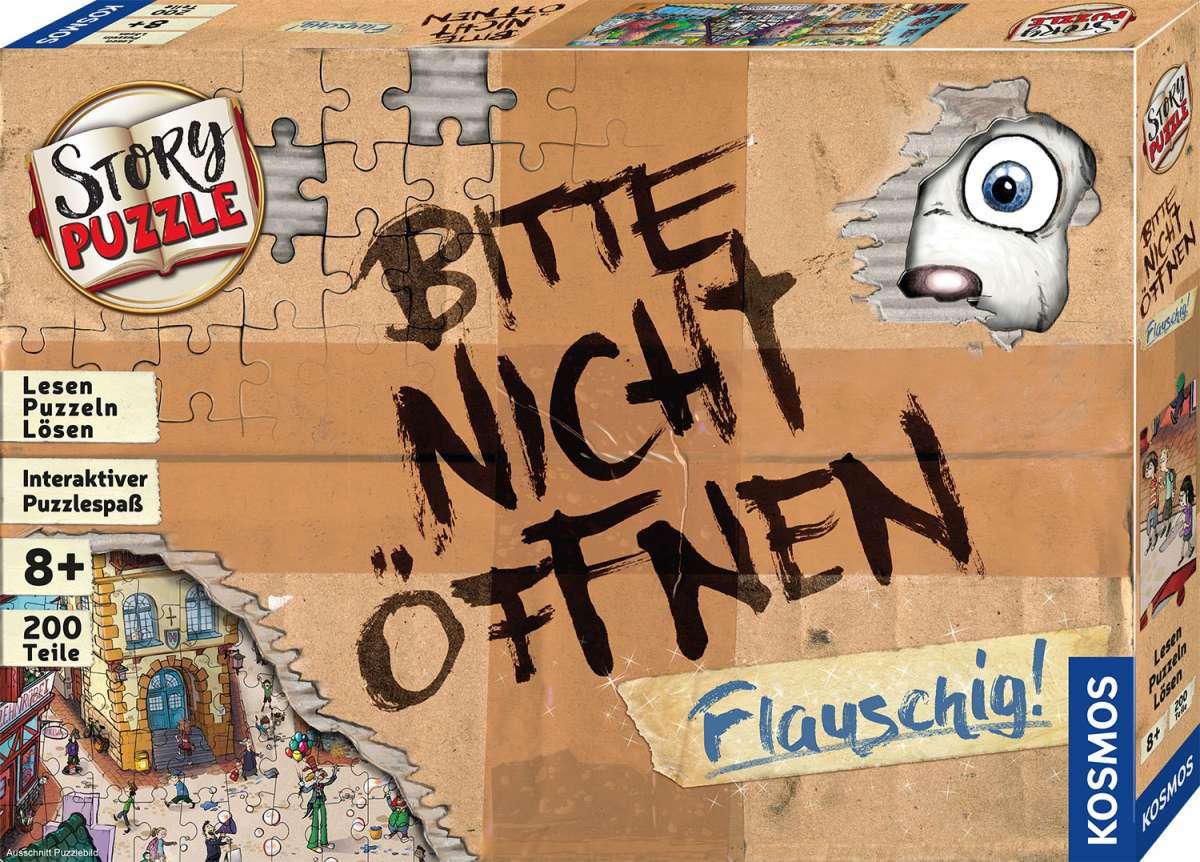 Story Puzzle - Bitte nicht öffnen: Flauschig! (200 Teile)