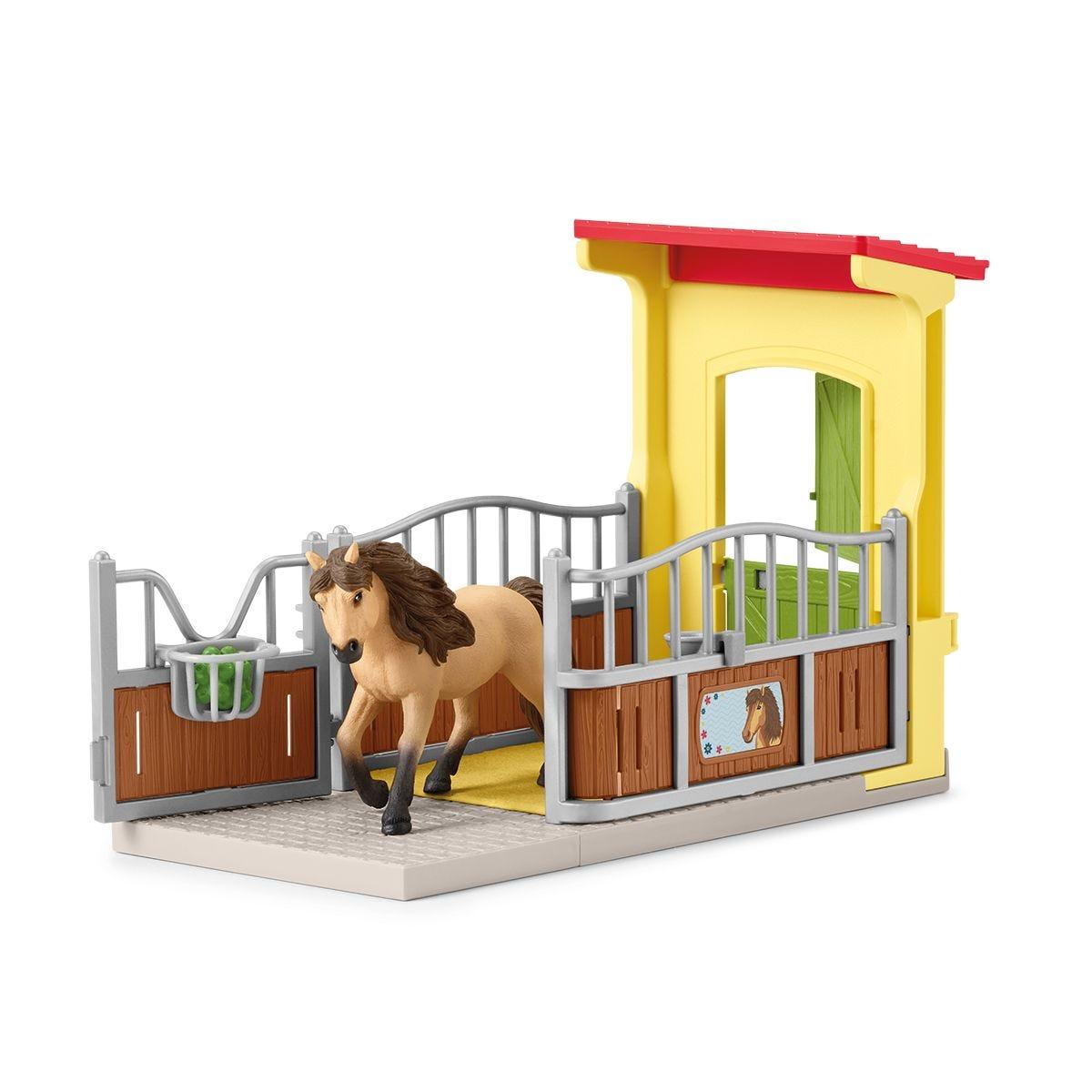 Schleich Farm World 42609 - Ponybox mit Islandpferd Hengst