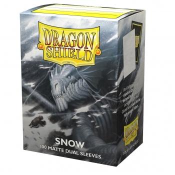 Dragon Shield - Card Sleeves: Snow Dual Matte, Standard Size (100 Sleeves)