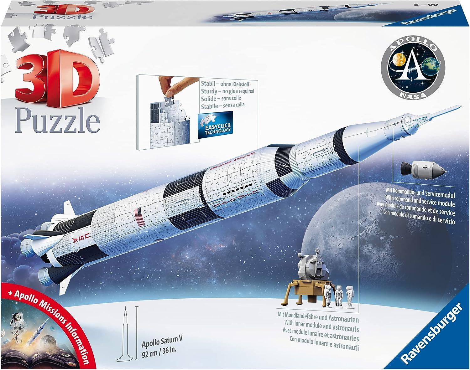 Ravensburger 3D Puzzle - Apollo Saturn V Rakete