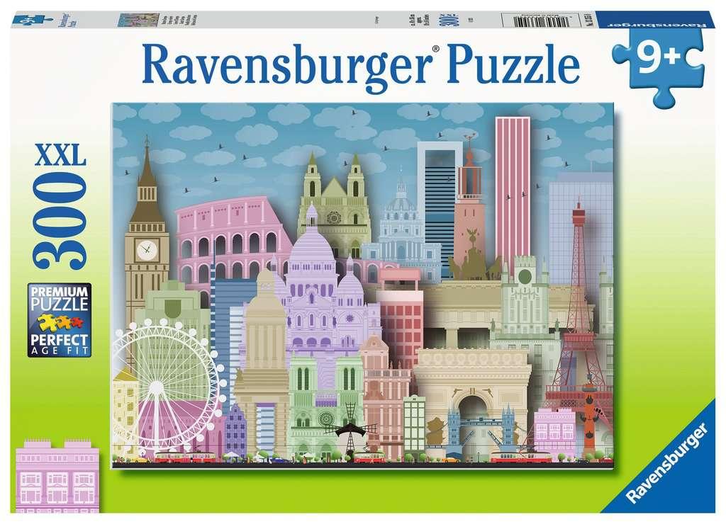 Ravensburger Puzzle - Buntes Europa - 300 Teile XXL