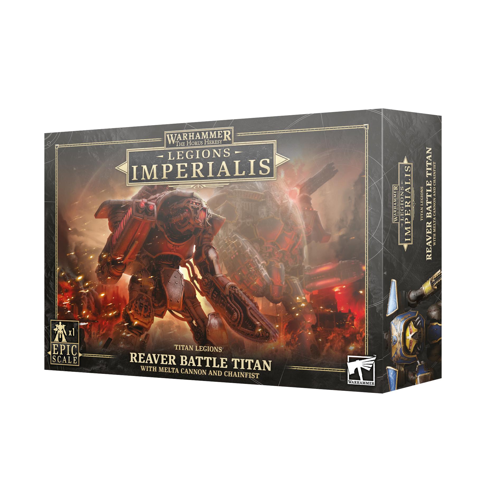 Warhammer 40,000: The Horus Heresy - Legions Imperialis: Titan Legions, Reaver Battle Titan with Melta Cannon and Chainfist