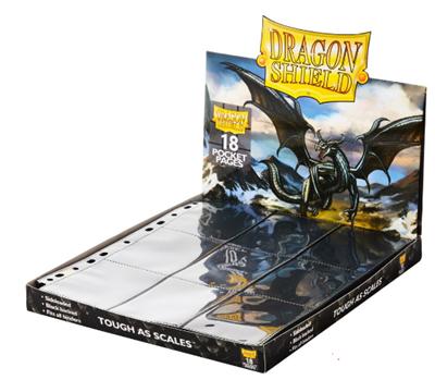 Dragon Shield: 18-Pocket Pages Display (50 Pages) - Black