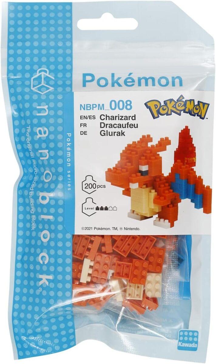 Nanoblock: Pokemon - Glurak, 200 Teile
