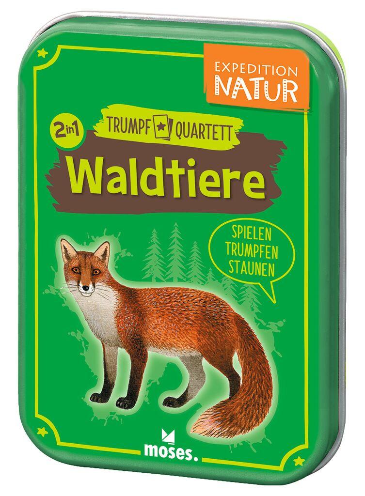 Expedition Natur - Trumpf-Quartett: Waldtiere