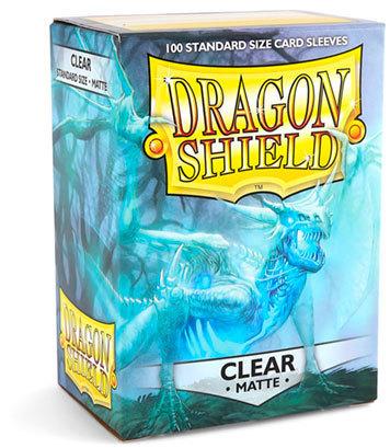 Dragon Shield - Card Sleeves: Matte Clear, Standard Size (100 Sleeves)