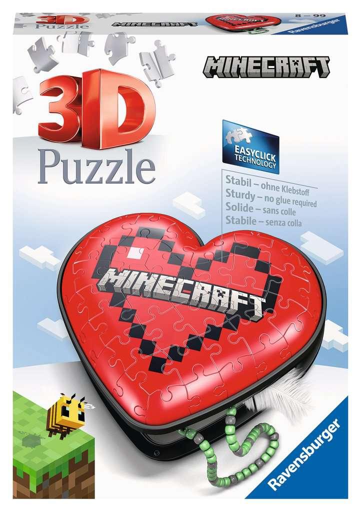 Ravensburger 3D Puzzle - Minecraft: Herzschatulle