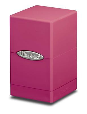 Ultra Pro - Satin Tower Deck Box, Bright Pink