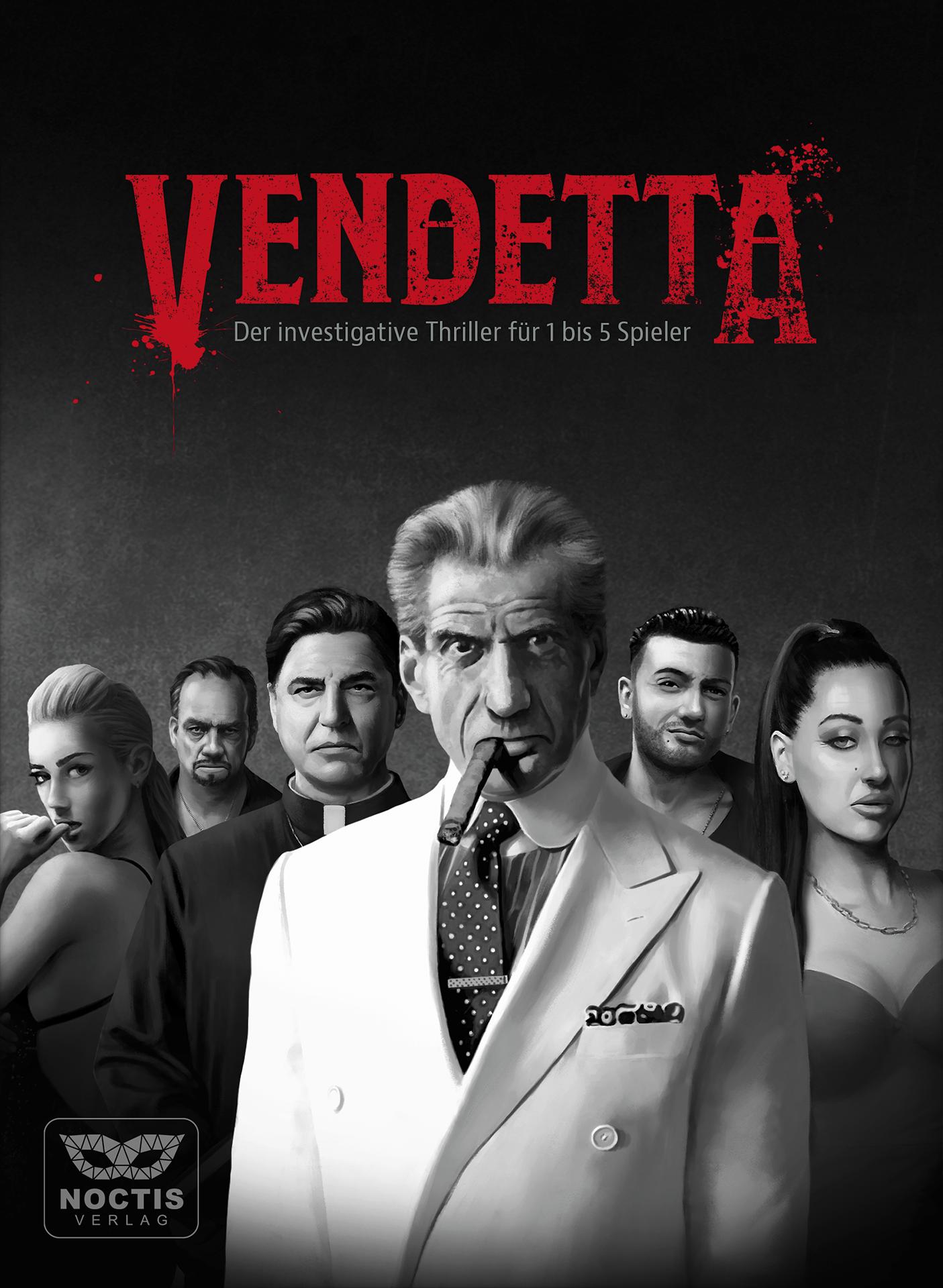 Vendetta - Der investigative Thriller für 1 bis 5 Spieler