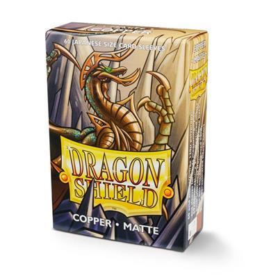 Dragon Shield - Card Sleeves: Copper Matte, Japanese Size (60 Sleeves)