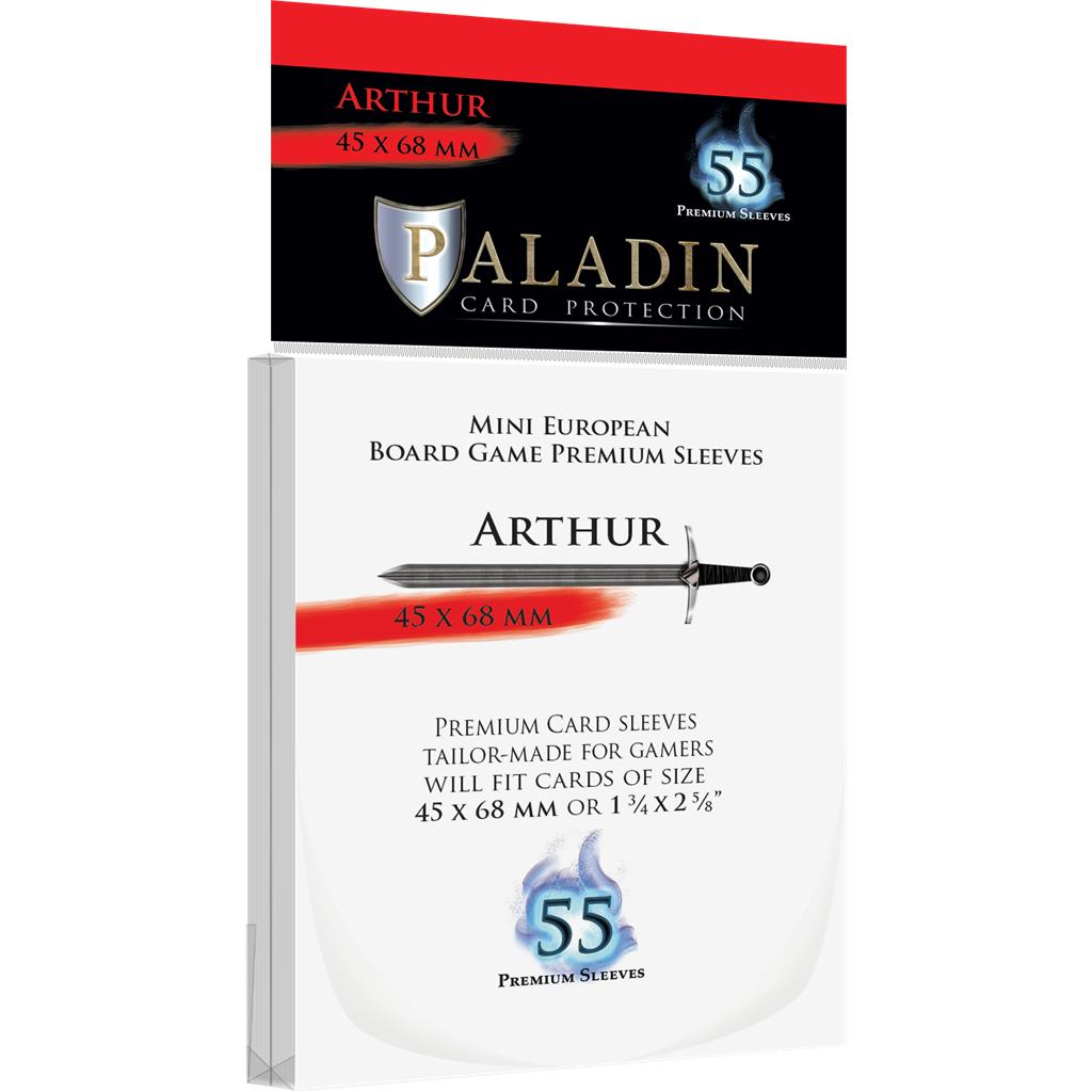 Paladin Sleeves - Arthur Premium Board Game Sleeves 45x68mm (55 Sleeves)