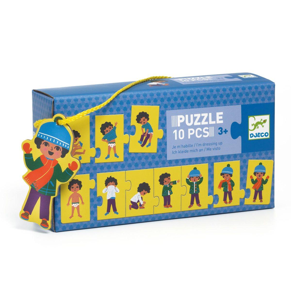Lernspiel - Puzzle: Anziehen