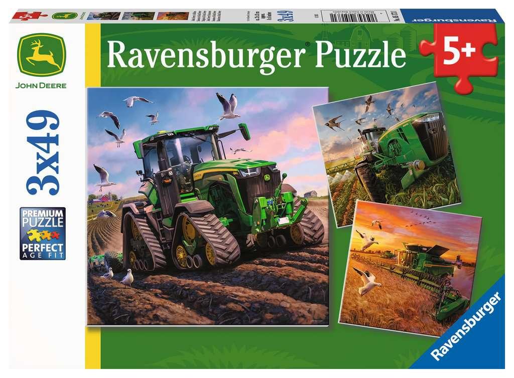 Ravensburger - John Deere in Aktion - 3 x 49 Teile
