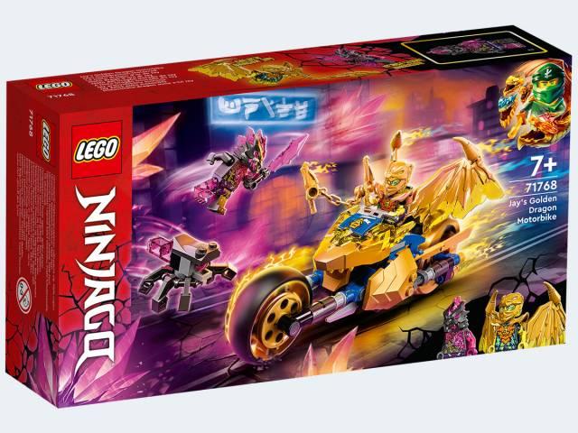 LEGO Ninjago 71768 - Jays Golddrachen-Motorrad